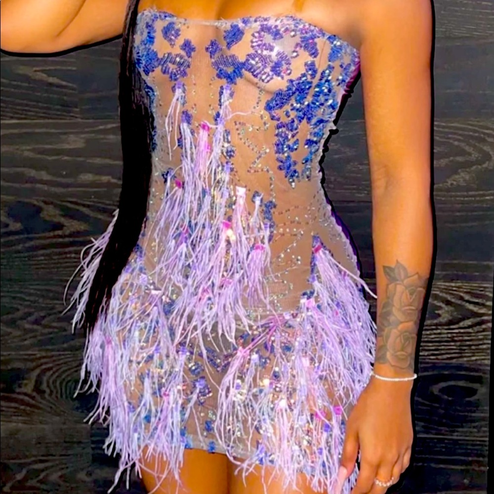 Purple Party Dress